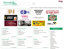 Tablet Screenshot of privrednikinfo.com